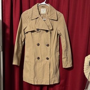 Old Navy Women's Beige Trench Coat